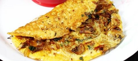 Feta and Mushroom Omelette
